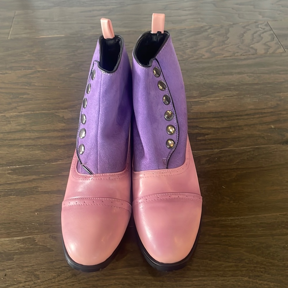 Men’s Spat leather dress boots GREAT condition NEVER WORN selling for cheap